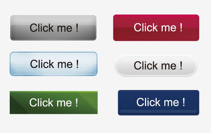 free vector Web Button Set